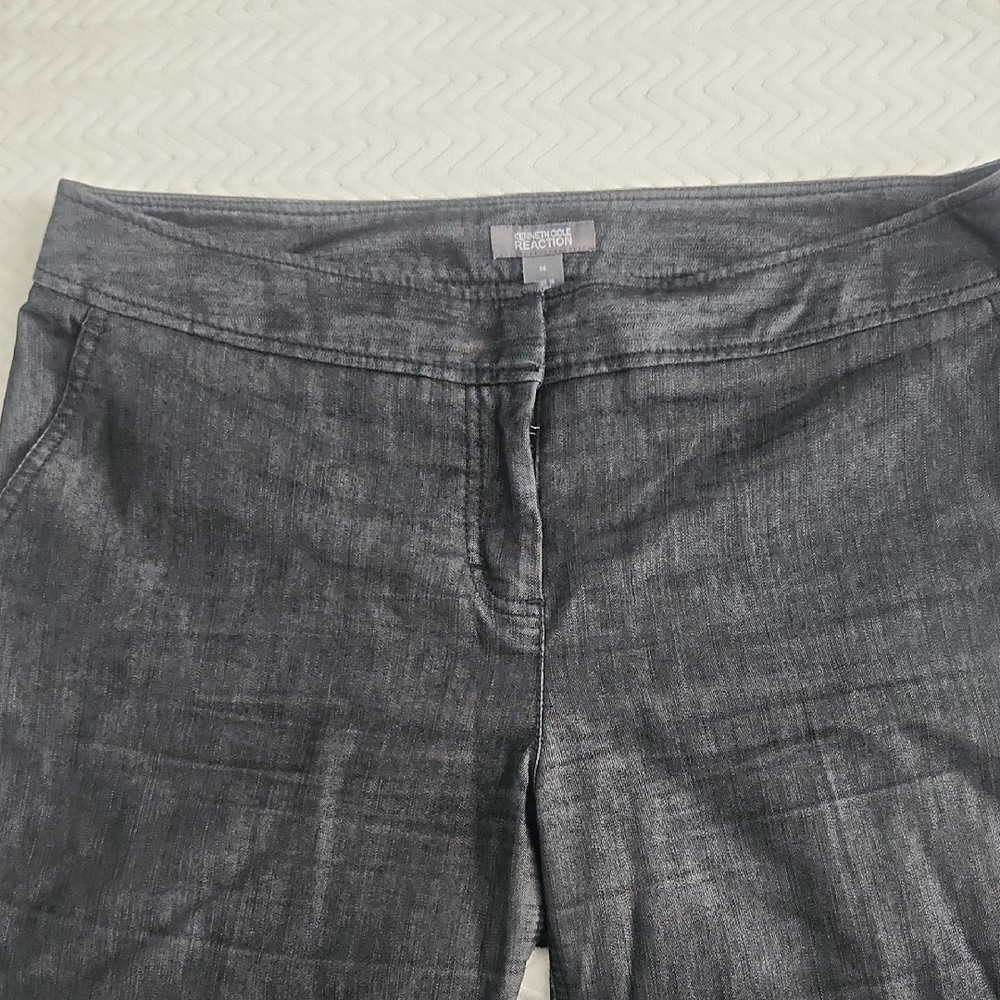 Dark Gray Denim Jeans